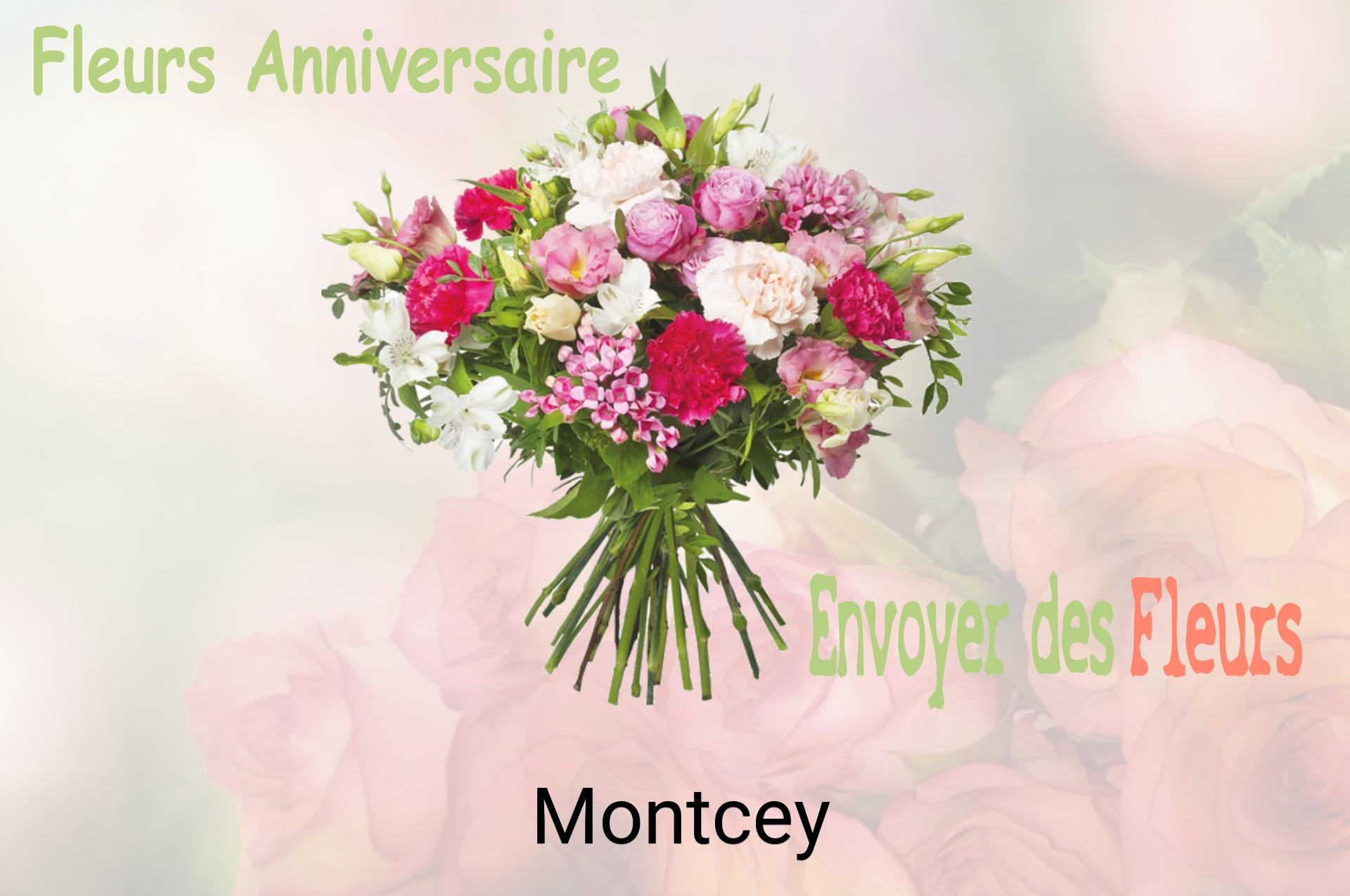 Bouquet de fleurs d’anniversaire livré à Montcey